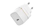 Mobile - Adapters & Chargers - OtterBox EU Wall Charger 30W GaN - 1X USB-C 30W USB-PD White - 78-80484
