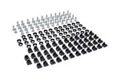 Rack chassis - Tripp Lite Rack Enclosure Square Hole Hardware 12-24 Screws & Washers 50PC - rack mounting kit - SRCAGENUTS1224
