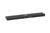 Dockning - Tripp Lite Triple-Monitor USB C Dock USB C Docking Station with 4K HDMI & DisplayPort VGA - USB-A/C GbE 100W PD Black - docking station - USB-C 3.1 / Thunderbolt 3 - VGA HDMI DP - GigE - U442-DOCK7D-B