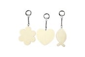 Hobby Tillbehör - Creativ Company Decorate your Wooden Keychain 3pcs. - 576841
