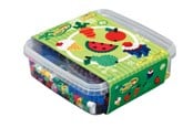 Kreativa spel - Hama Beads - Maxi - 600 beads and 1 pegboard in box - Green - 8740