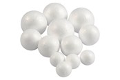 Konst- och hantverksmaterial - Creativ Company Polystyrene Balls White 12pcs. - 54305