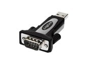 Nätverkskort (adaptrar osv.) - LogiLink USB 2.0 adapter USB-A/M to DB9 (RS232)/M black/grey - AU0034