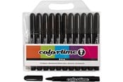 Skriv- och ritverktyg - Creativ Company Black Jumbo Markers 12 pcs. - 37331
