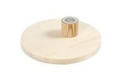 Decoration - Creativ Company Wooden Candlestick - 56916