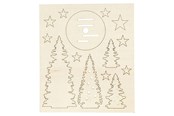 Konst- och hantverksmaterial - Creativ Company Create and decorate your wooden Christmas trees - 57886