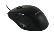 Mus - LC Power M710B - Mouse - Optic - 3 knappar - Svart - LC-M710B