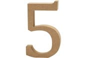 Konst- och hantverksmaterial - Creativ Company Number 5 MDF 8cm 1pc. - 56396