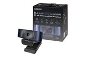 Webbkamera - LogiLink HD USB webcam Pro 80° dual microphone auto focus privacy cover - UA0379