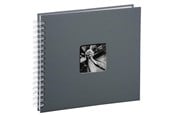 Fotogalleri och arkivering - Hama "Fine Art" Spiral Album 28 x 24 cm 50 White Pages grey - 2112