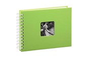 Fotogalleri och arkivering - Hama "Fine Art" Spiral Album 24 x 17 cm 50 White Pages kiwi - 2114
