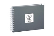 Fotogalleri och arkivering - Hama "Fine Art" Spiral Album 24 x 17 cm 50 White Pages grey - 2111
