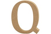 Konst- och hantverksmaterial - Creativ Company Letter Q MDF 8cm 1pc. - 56376