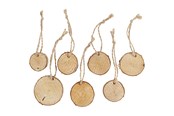 Hängare & krokar - Creativ Company Wooden Disc with Hanging Eye - 50281