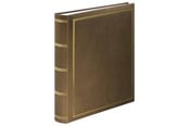 Fotogalleri och arkivering - Hama "London" Super Jumbo Album 34x35 cm 80 White Pages brown - 7159
