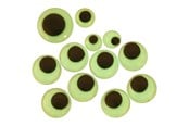 Konst- och hantverksmaterial - Creativ Company Wiggle Eyes Glow in the Dark Self Adhesive 30pcs. - 501020