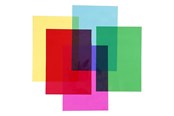 Papper, Fotopapper & Etiketter - Creativ Company Cellophane Foil Sheets Colored A4 100pcs. - 24000