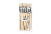 Hobby Tillbehör - Creativ Company Wooden brushes - Nr. 20 Short handle 12pcs. - 10620