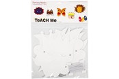Konst- och hantverksmaterial - Creativ Company Fantasy masks White 5pcs. - 592600