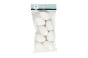 Konst- och hantverksmaterial - Creativ Company Goose eggs White 8st. - 51022