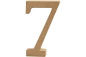 Konst- och hantverksmaterial - Creativ Company Number 7 MDF 13cm 1pc. - 56345