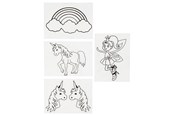 Konst- och hantverksmaterial - Creativ Company Shrink film with Motifs Unicorn - 790711