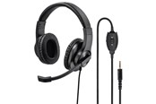 Hörlurar / Headset - Hama "HS-P350" PC Office Headset Stereo black - 139926