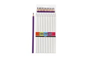Skriv- och ritverktyg - Creativ Company Colortime colouring pencils - Purple 12pcs. - 38575