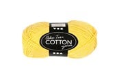 Garn & tillbehör - Creativ Company Cotton yarn Yellow 50gr 170m - 431040