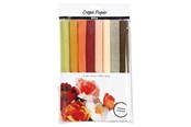 Papper, Fotopapper & Etiketter - Creativ Company Crepe Paper Pastel Colors 8 Sheets - 209002