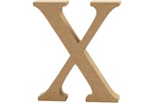 Konst- och hantverksmaterial - Creativ Company Letter X MDF 8cm 1pc. - 56383