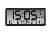 Decoration - Hama "Jumbo" - clock - electronic - desktop wall mountable - black - 00186352