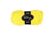 Garn & tillbehör - Creativ Company Acrylic Yarn Yellow 50gr 80m - 421790
