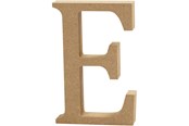 Konst- och hantverksmaterial - Creativ Company Letter E MDF 8cm 1pc. - 56364