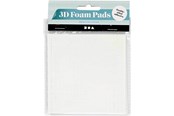Tejp & lim - Creativ Company 3D Foam Pads White 5x5x2mm 2 Sheets - 24639