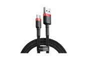USB-kabel - Baseus Cafule 0.5 m USB-A to USB-C Nylon Cable - CATKLF-A91
