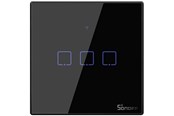 Smarta Hem - Sonoff WiFi Smart Wall Switch T3EU3C-TX Black - IM190314020