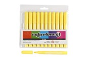 Skriv- och ritverktyg - Creativ Company Lemon yellow Jumbo markers 12pcs. - 37337