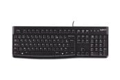 Tangentbord - Logitech K120 Corded Keyboard - UK - Tangentbord - Engelska (UK) - Svart - 920-002501