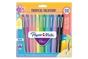 Skriv- och ritverktyg - Paper Mate Flair filtspetspennor | Mediumspets (0.7 mm) | Sorterade Tropical Vacation färger | 12 stycken - 1951029