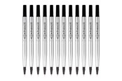 Skriv- och ritverktyg - Parker PARKER rollerball refill, fin, svart, 12 st. - 1950277