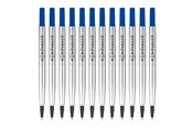 Skriv- och ritverktyg - Parker PARKER rollerball refill, medium, blå, 12 st. - 1950311
