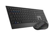 Tangentbord - RAPOO 9500M - Tastatur & Mus set - Nordisk - Svart - 18888