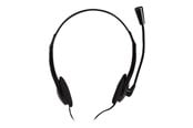 Hörlurar / Headset - LogiLink Stereo headset 2x 3.5 mm headphone jack boom microphone eco box - HS0052