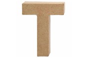 Konst- och hantverksmaterial - Creativ Company Letter Papier-mache Small - T - 26658