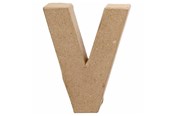 Konst- och hantverksmaterial - Creativ Company Letter Papier-mache Small - V - 26660