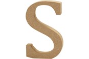 Konst- och hantverksmaterial - Creativ Company Letter S MDF 8cm 1pc. - 56378
