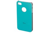 Mobile - Covers & Cases - Hama Mobil Cover iPhone 4/4S Shiny Hard Cover Turquoise - 108553