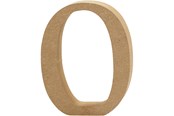 Konst- och hantverksmaterial - Creativ Company Number 0 MDF 8cm 1pc. - 56391
