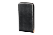 Mobile - Covers & Cases - Hama Mobil Bag for HTC Salsa Flip-Front Black Leather - 106578